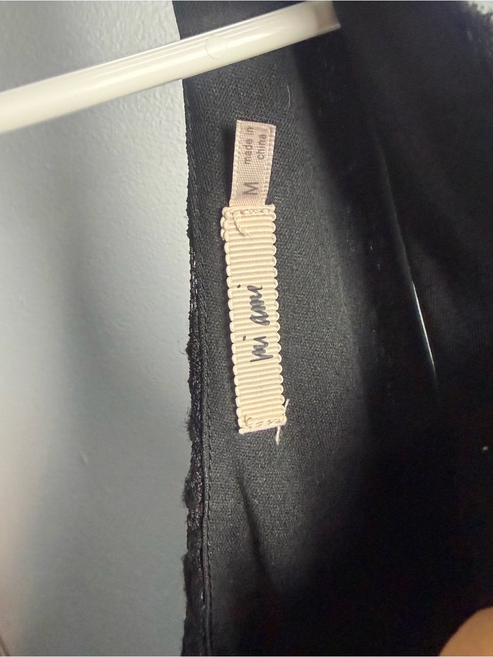 Mi Ami Black Lace top Bodice Sleeveless Jumpsuit Wide Leg Pant size medium - Picture 7 of 11